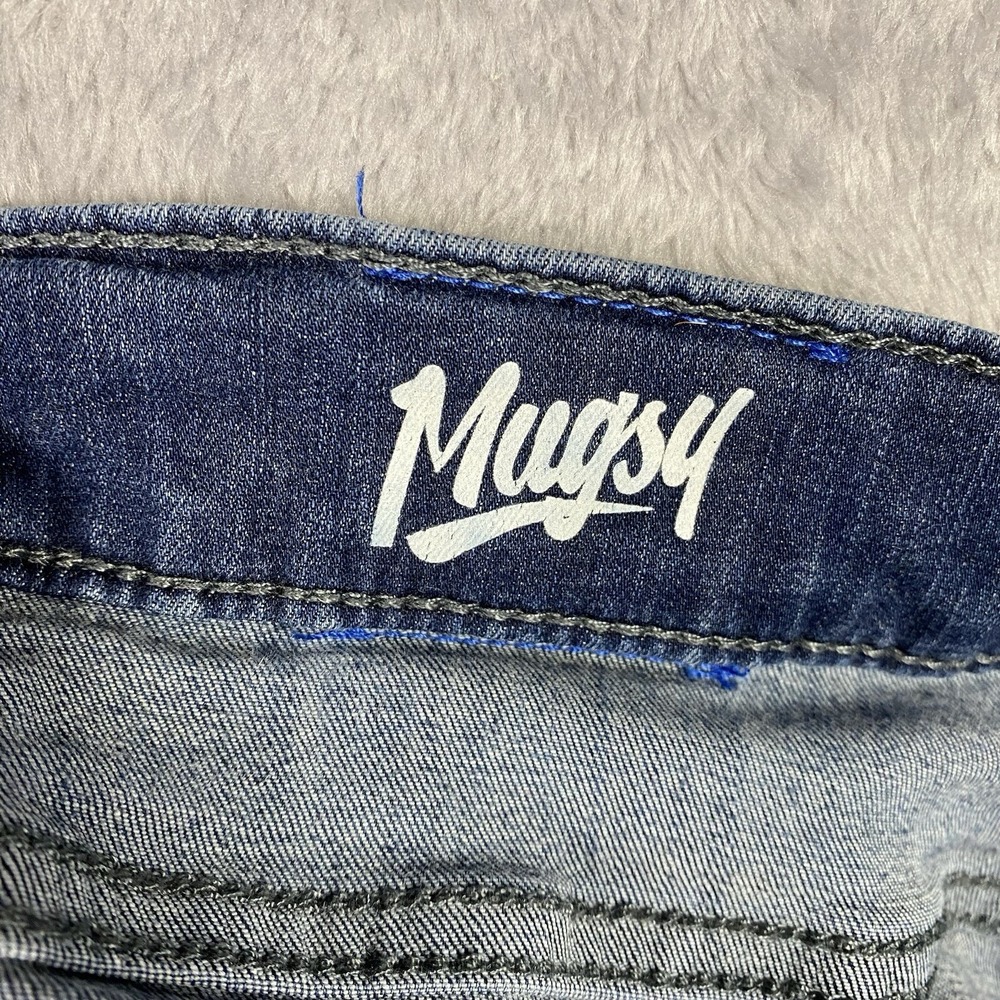 Mugsy Fultons Jeans Mens 40x34 Straight Leg Stretch Dark Wash Mid Rise‎ Denim - Picture 6 of 7